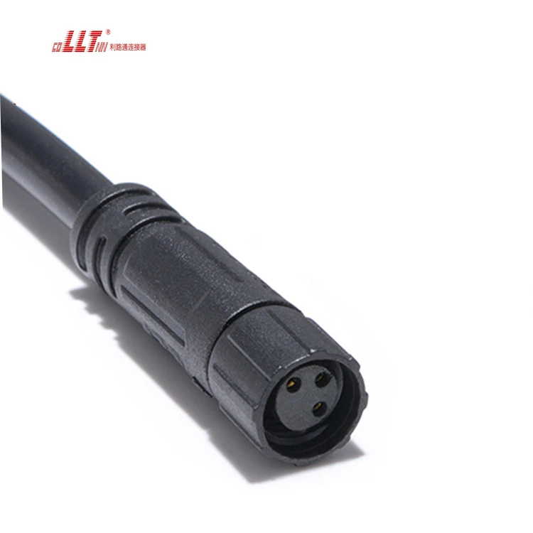 LLT M8 Circular Male Female Wire Waterproof Sensor Cable Plug Socket detail 3