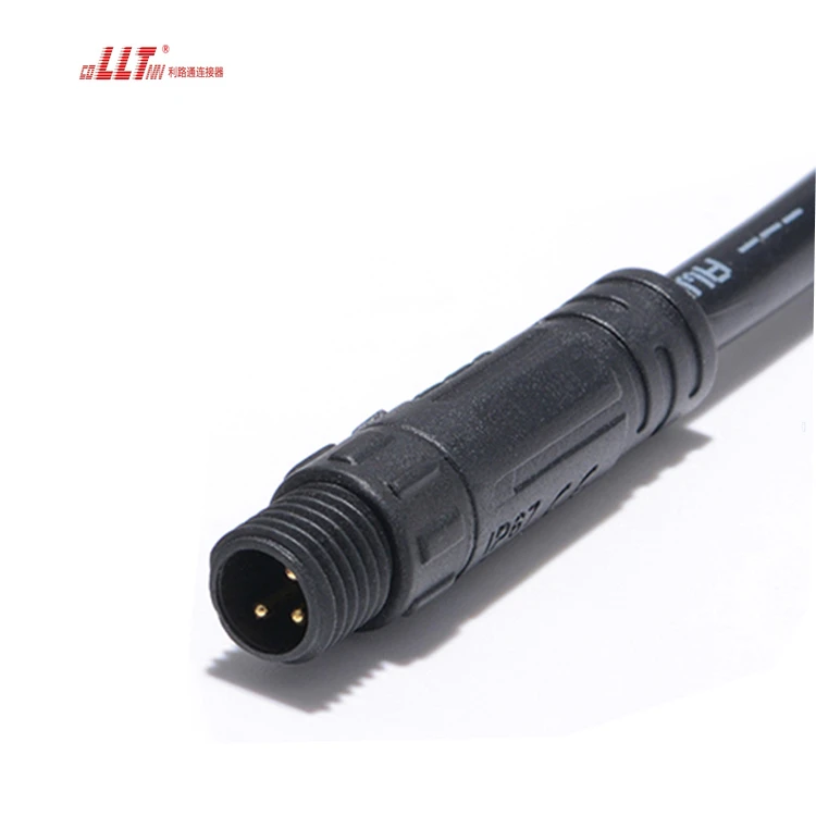 LLT M8 Circular Male Female Wire Waterproof Sensor Cable Plug Socket detail 4