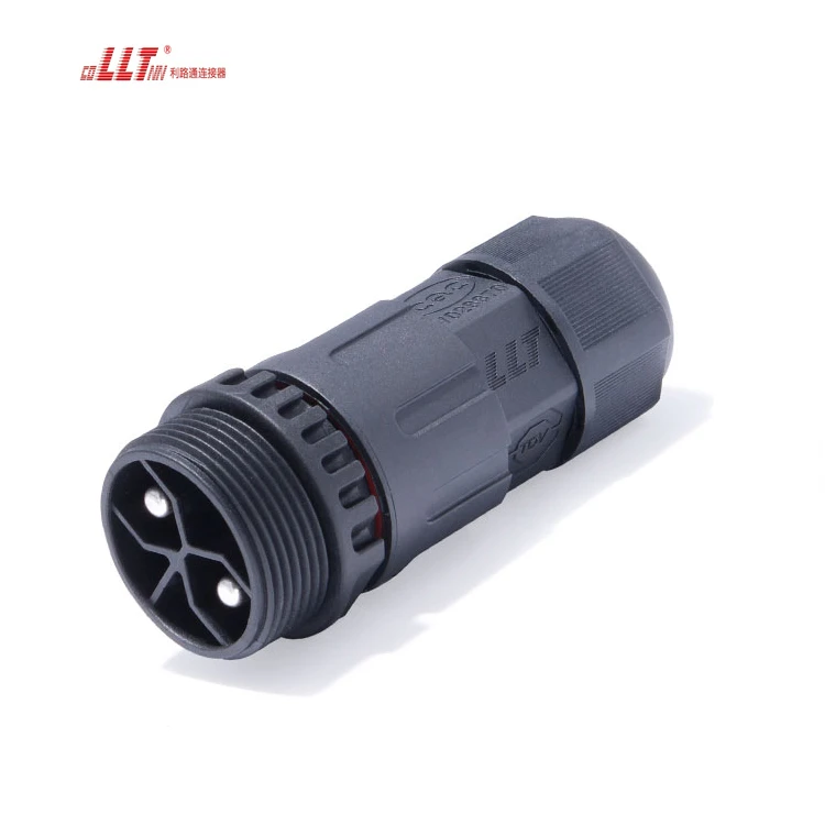 LLT Factory 2pin M29 Large Power 50A 600V Electrical Led Light Connector 2 3 4 Pin IP68 Waterproof Connector detail 3