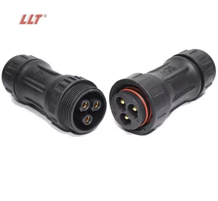 LLT Premium Quality M45 600V High Current 80A 3 Pin 4 Pin Waterproof Screw Assembly Connector