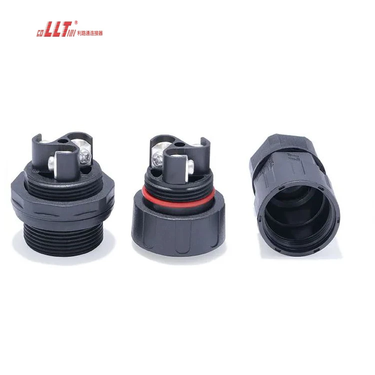 LLT 50A Panel Mount M29 Electrical Ip68 Waterproof 3pin Connector detail 5