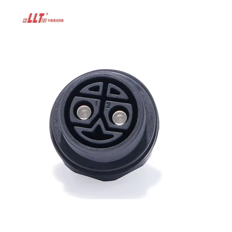 LLT M29 2pin rear female 50A Ip68 waterproof socket and plug detail 2