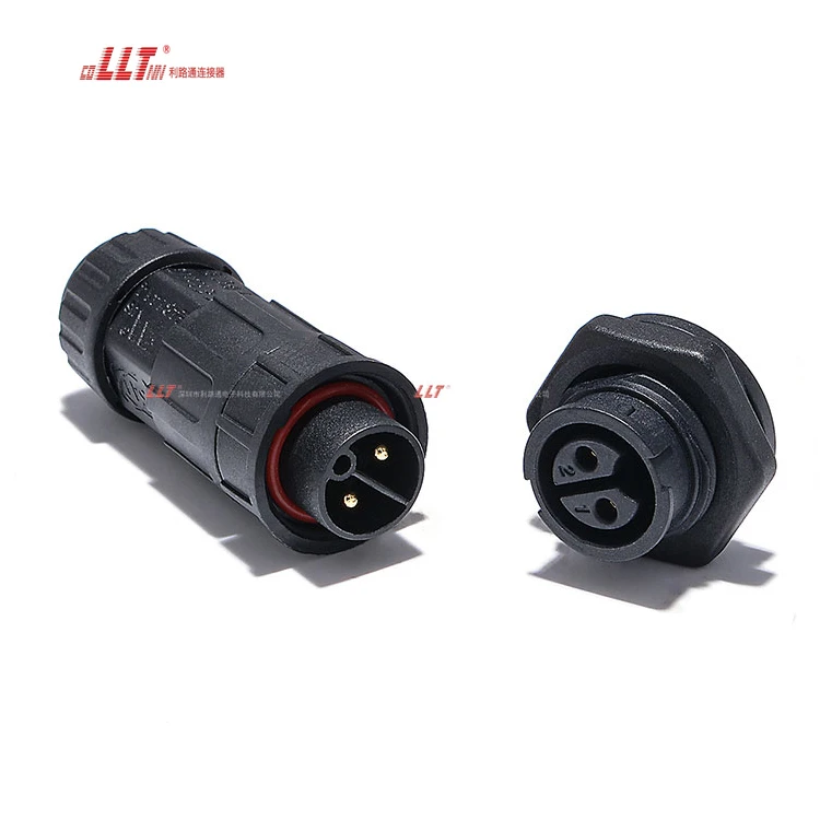 LLT M19 600V 20A Quick Lock Male Female IP67 IP68 Waterproof Panel Connector thumbnail