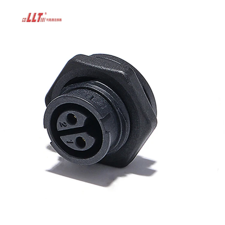 LLT M19 600V 20A Quick Lock Male Female IP67 IP68 Waterproof Panel Connector detail 5