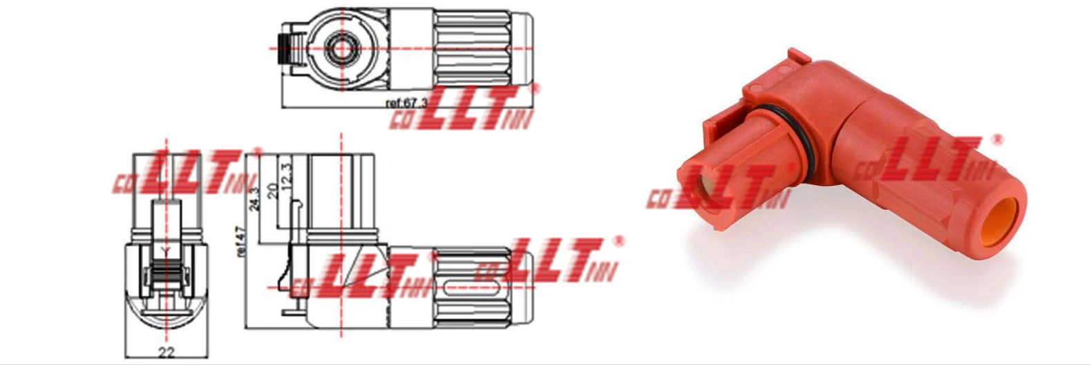 T-type Standard 2 High-Efficiency Photovoltaic Connector